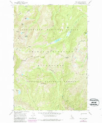 Fish Lake 1966 topographic map thumbnail