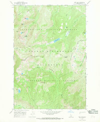 Fish Lake 1966 topographic map thumbnail