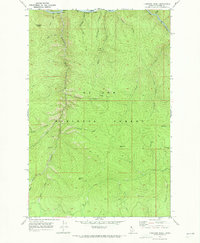 Fishhook Creek 1969 topographic map thumbnail