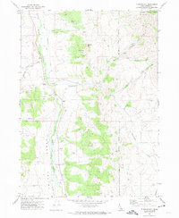 Flatiron Hill 1971 topographic map thumbnail