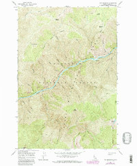 Fog Mountain 1966 topographic map thumbnail