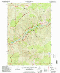 Fog Mountain 1995 topographic map thumbnail