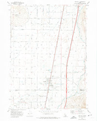 Fort Hall 1971 topographic map thumbnail