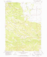 Fourth of July Peak 1978 topographic map thumbnail