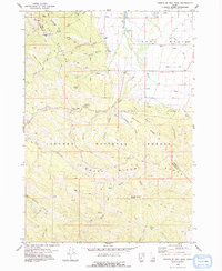 Fourth of July Peak 1978 topographic map preview