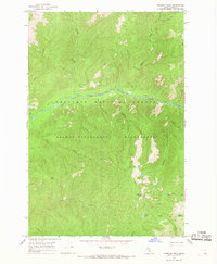 Freeman Peak 1966 topographic map thumbnail
