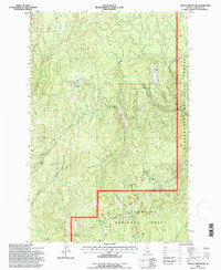 French Mountain 1994 topographic map thumbnail
