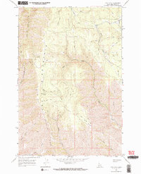 Frye Point 1968 topographic map thumbnail