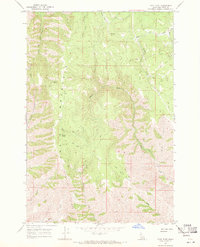 Frye Point 1968 topographic map thumbnail