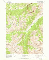 Galena Peak 1970 topographic map thumbnail