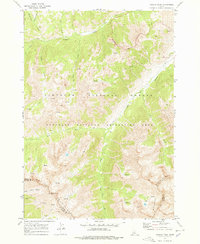 Galena Peak 1970 topographic map thumbnail