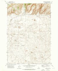 Gardner Lake 1972 topographic map thumbnail