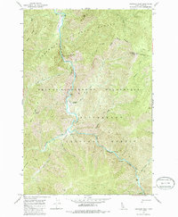 Gardiner Peak 1966 topographic map thumbnail