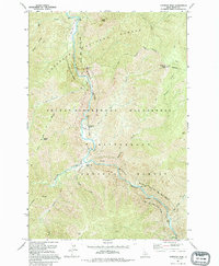 Gardiner Peak 1991 topographic map thumbnail
