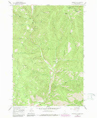Gibbonsville 1966 topographic map thumbnail
