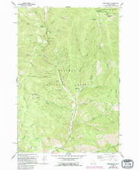 Gibbonsville 1966 topographic map thumbnail