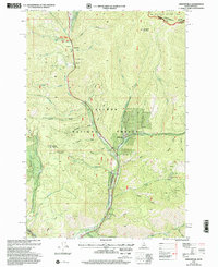 Gibbonsville 1997 topographic map thumbnail