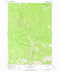 Gibbonsville 1966 topographic map thumbnail