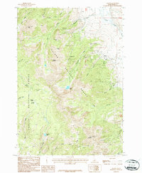 Gilmore 1987 topographic map thumbnail