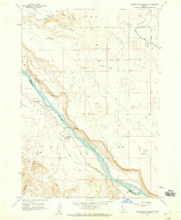Givens Hot Springs 1958 topographic map thumbnail