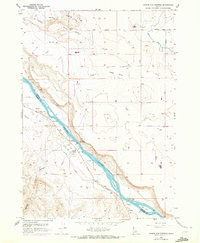 Givens Hot Springs 1958 topographic map thumbnail