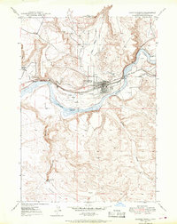 Glenns Ferry 1947 topographic map thumbnail