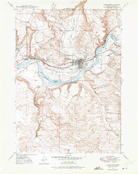 Glenns Ferry 1947 topographic map thumbnail