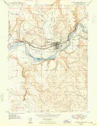 Glenns Ferry 1948 topographic map thumbnail
