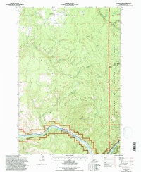 Glenwood 1994 topographic map thumbnail