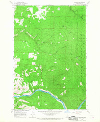 Glenwood 1966 topographic map thumbnail