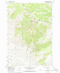 Goat Mountain 1965 topographic map thumbnail