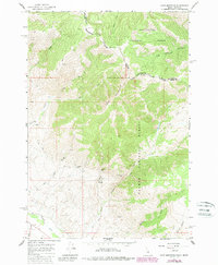 Goat Mountain 1965 topographic map thumbnail