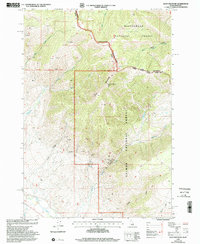 Goat Mountain 1997 topographic map thumbnail