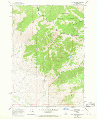 Goat Mountain 1965 topographic map thumbnail