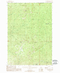 Gold Fork Rock 1988 topographic map thumbnail