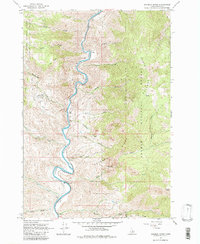 Goldbug Ridge 1962 topographic map thumbnail