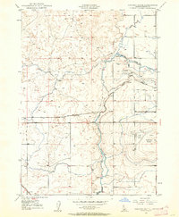 Gooding Butte 1949 topographic map thumbnail