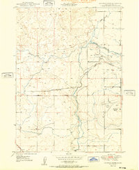 Gooding Butte 1950 topographic map thumbnail