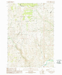 Gooseberry Creek 1989 topographic map thumbnail