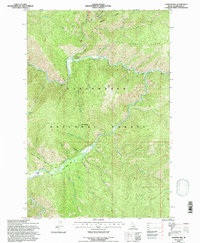 Gorman Hill 1994 topographic map thumbnail