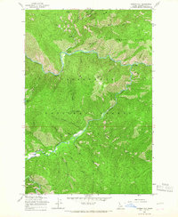 Gorman Hill 1965 topographic map thumbnail