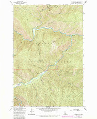 Gorman Hill 1965 topographic map thumbnail