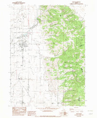 Grace 1982 topographic map thumbnail
