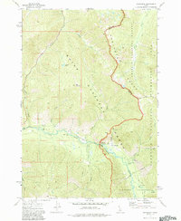 Grandjean 1972 topographic map thumbnail