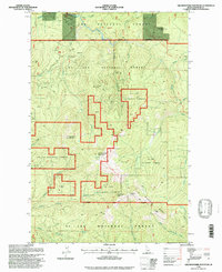 Grandmother Mountain 1995 topographic map thumbnail