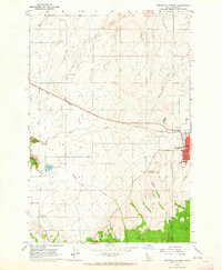 Grangeville West 1963 topographic map thumbnail