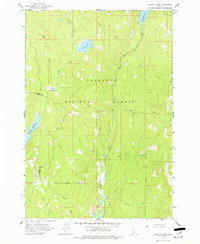 Granite Lake 1963 topographic map thumbnail
