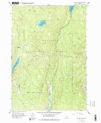 Granite Lake 1963 topographic map thumbnail