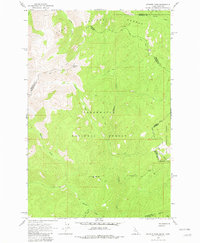 Granite Pass 1964 topographic map thumbnail