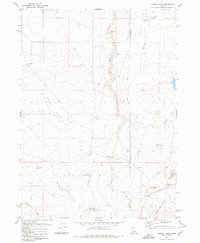Grassy Hills 1980 topographic map thumbnail